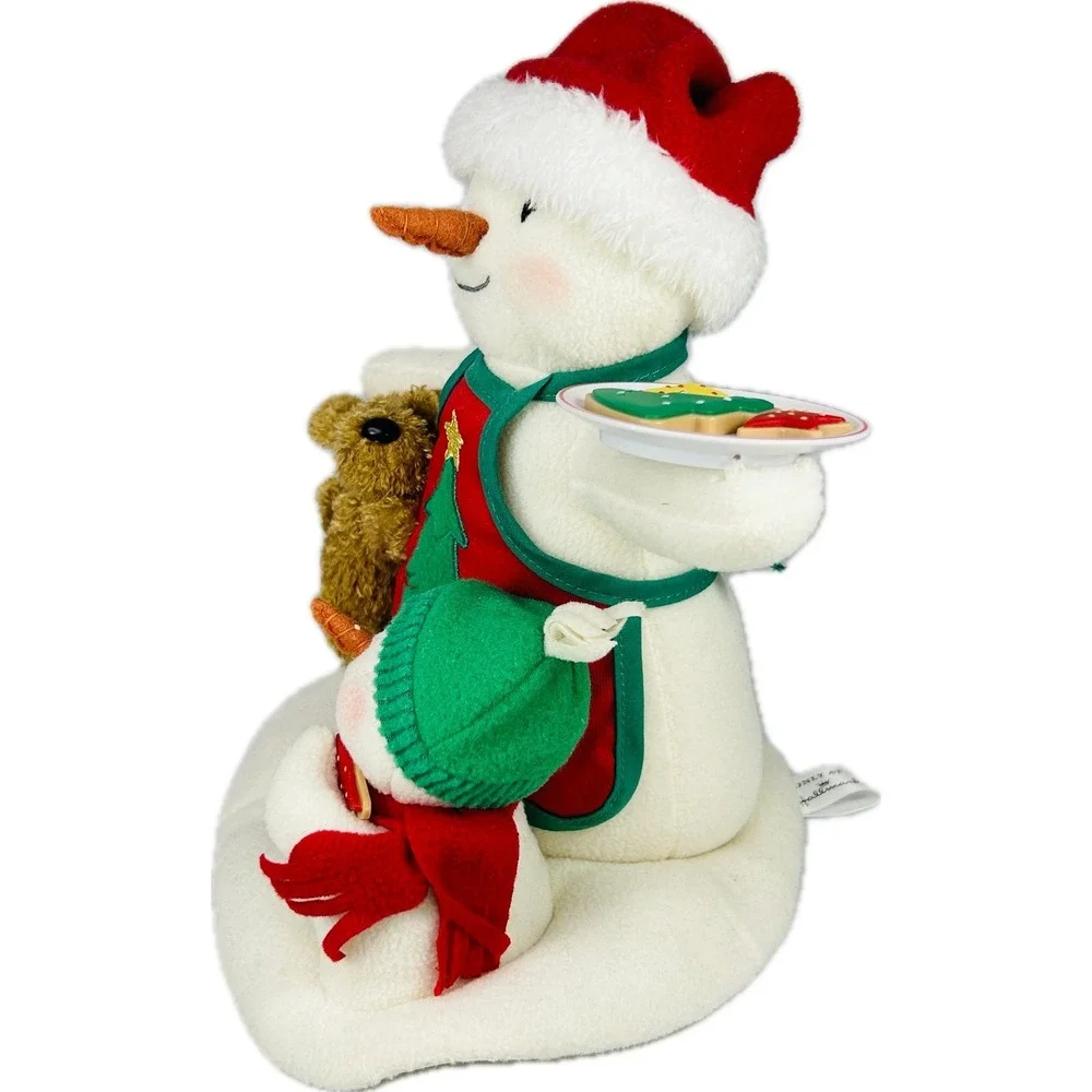 Hallmark‎ TIME FOR COOKIES 2015 Jingle Pals Plush Motion Sound Snowmen Dog Video